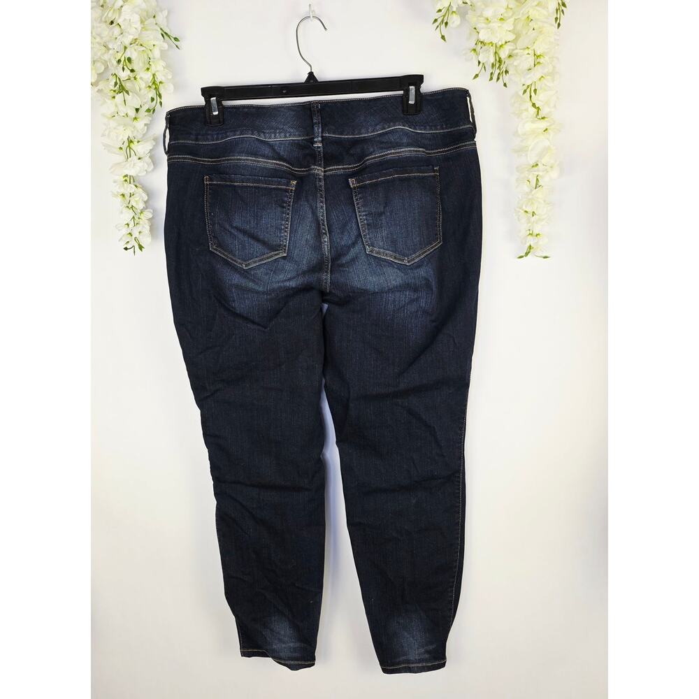 Torrid Premium Jegging Plus Size 20R Dark Wash Stretch Skinny Y2K 2003 Mid Rise - Picture 2 of 12